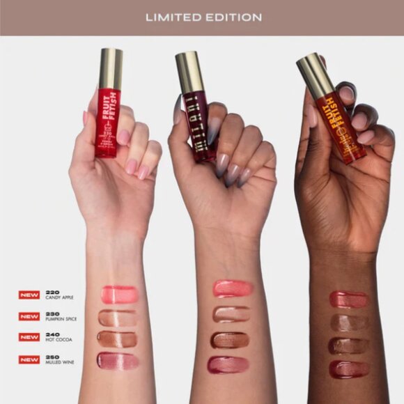 Milani Fruit Fetish Lip Oils Set | 220 (Candy Apple) & 250 (Mulled Wine) | NEW - Picture 7 of 7